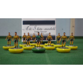 Subbuteo Andrew  Table Soccer Borussia Dortmund 1982-83 on Lightweight bases